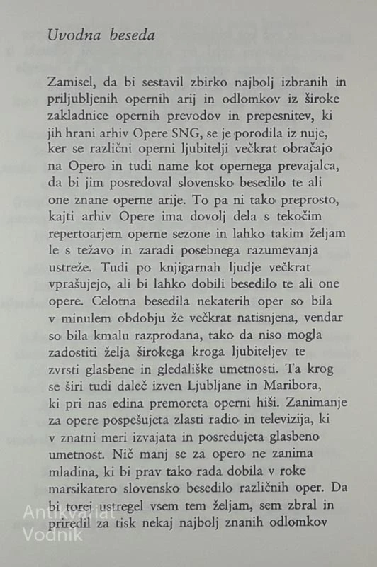 OPERNI SPEVI, uredil Smilijan Samec