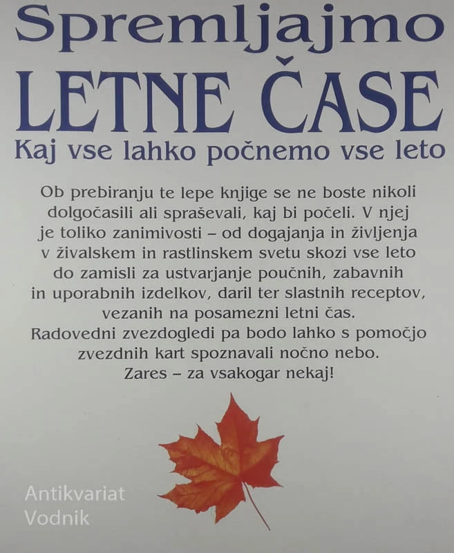 SPREMLJAJMO LETNE ČASE, Angela Wilkes