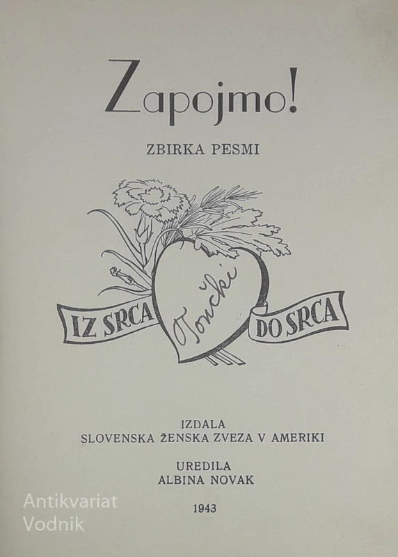 ZAPOJMO!; ZBIRKA PESMI