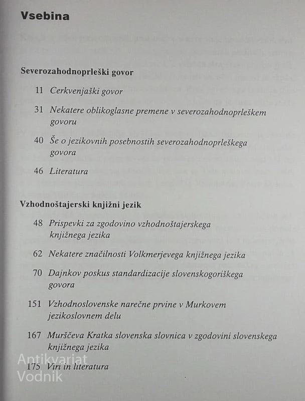 OD NAREČJA DO VZHODNOŠTAJERSKEGA KNJIŽNEGA JEZIKA, Bernard Rajh