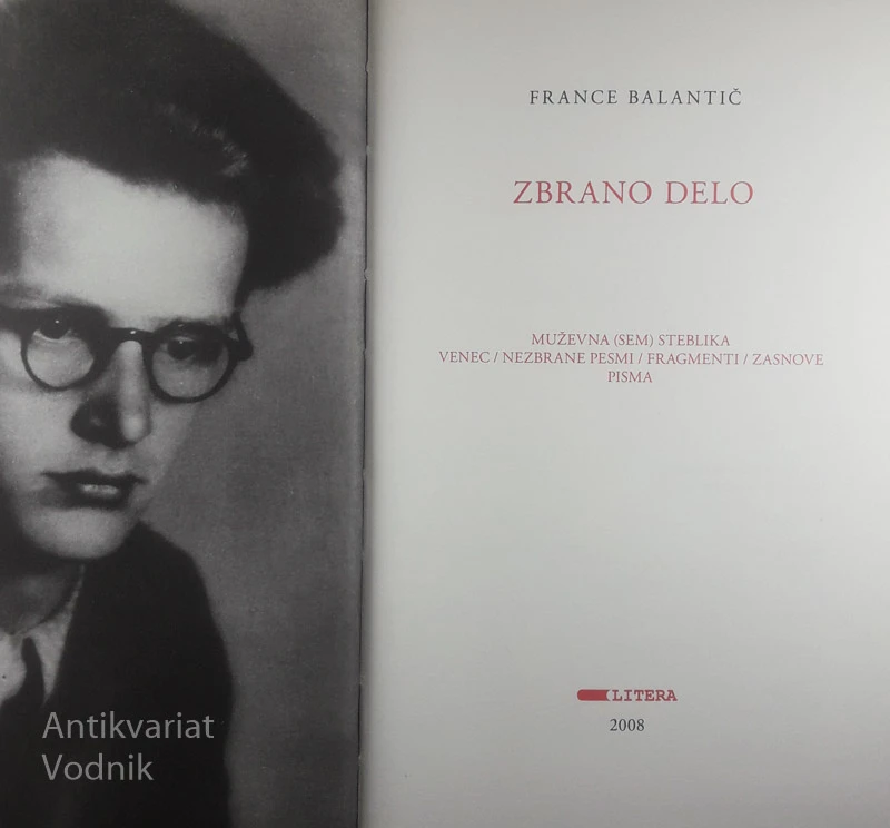 ZBRANO DELO, France Balantič