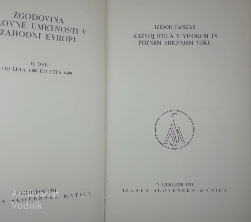 RAZVOJ STILA (v 3 knjgah), Izidor Cankar