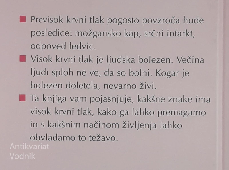 VISOK KRVNI TLAK, Dr. med. Jan Wiciok in Widmar Puhl
