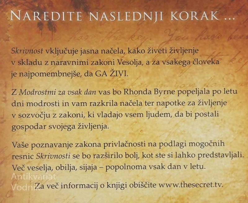 MODROSTI ZA VSAK DAN, Rhonda Bryne