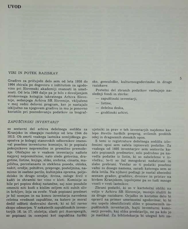 GRAŠČINE NA NEKDANJEM KRANJSKEM, Majda Smole