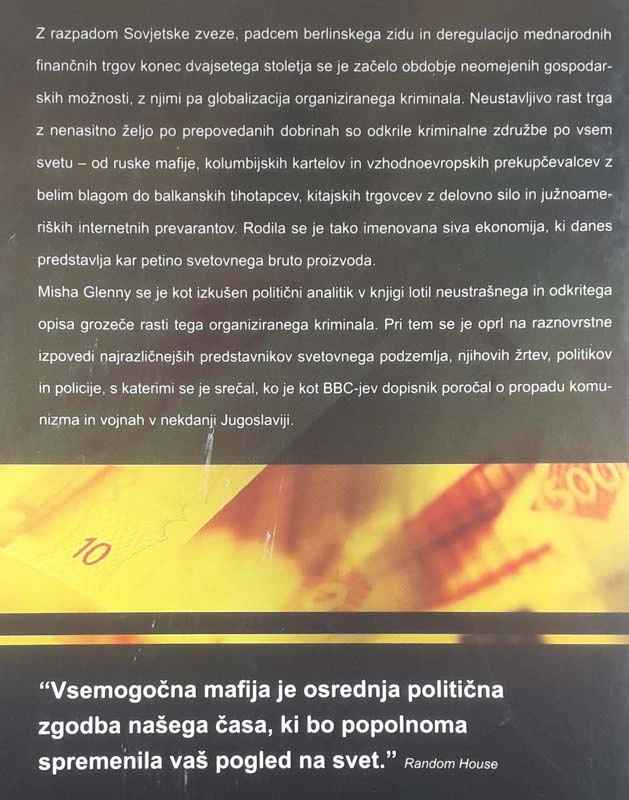VSEMOGOČNA MAFIJA; KRIMINAL BREZ MEJA, Misha Glenny