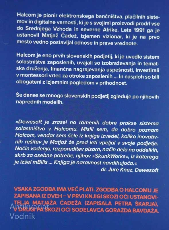 HALCOM; POGLED V PRIHODNOST, Matjaž Čadež, Petra Škarja in Gorazd Bavdaž