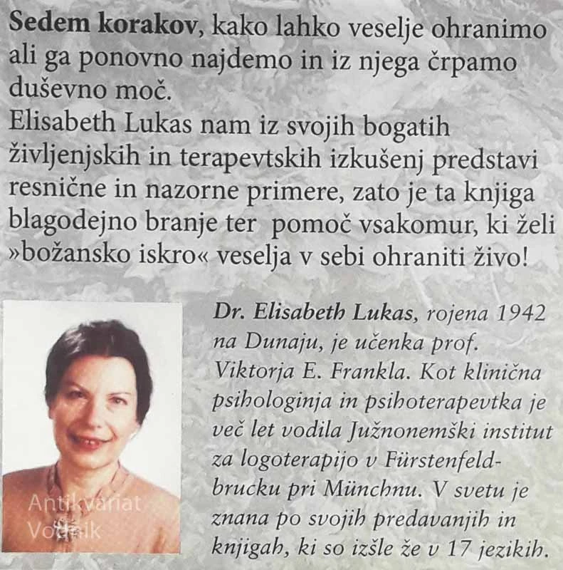 NA SLEDI VESELJU, Elisabeth Lukas