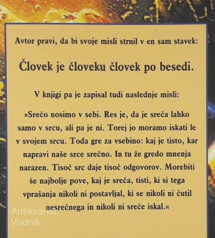 PO SLEDEH ČLOVEKA, Anton Trstenjak