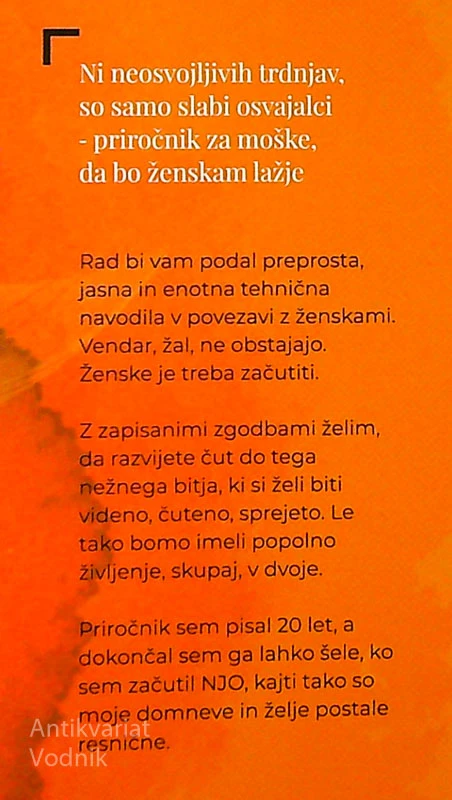 PRIROČNIK ZA MOŠKE, Milan Krajnc