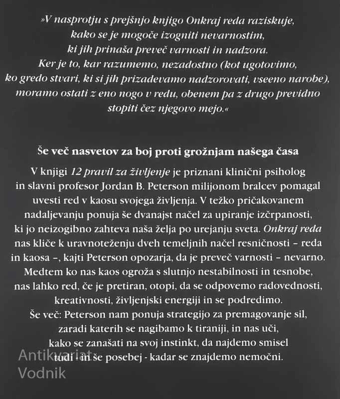 ONKRAJ REDA, Jordan B. Peterson