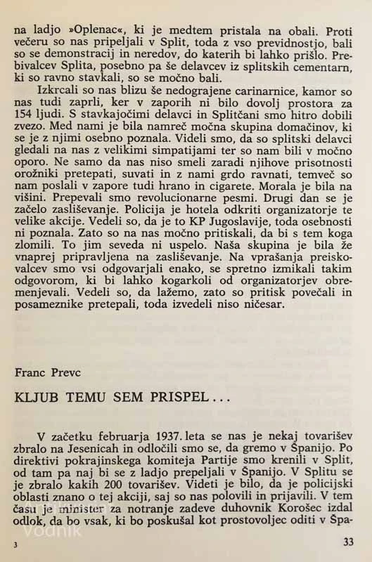 NAŠI ŠPANCI, zbral n uredil Anton Bebler
