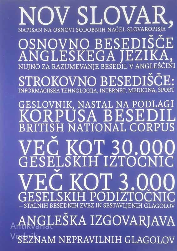 ANGLEŠKO-SLOVENSKI SOVAR, Alenka Vrbinc in Marjeta Vrbinc
