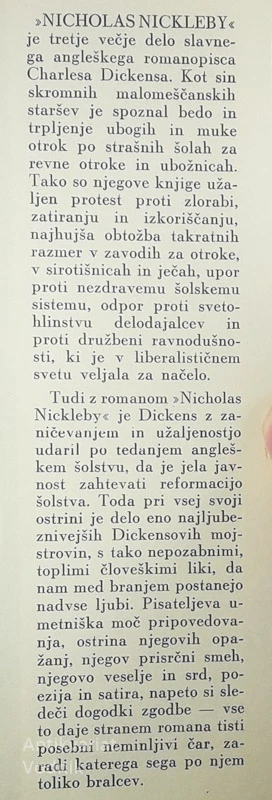 NICHOLAS NICKLEBY, Charles Dickens