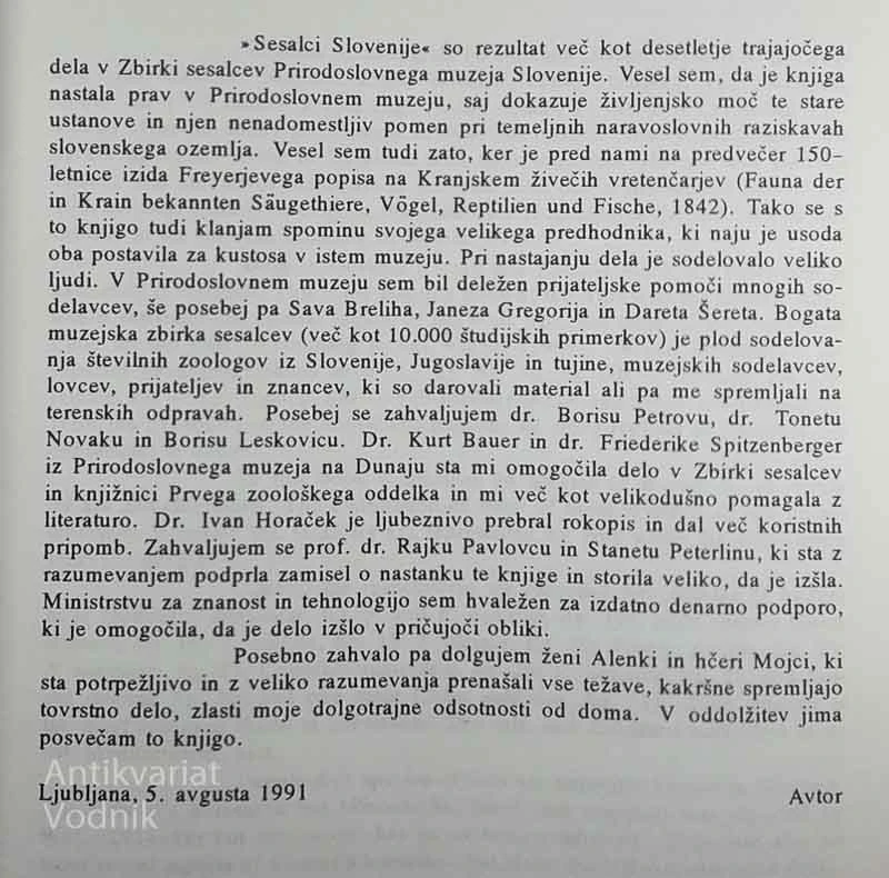 SESALCI SLOVENIJE, Boris Kryštufek