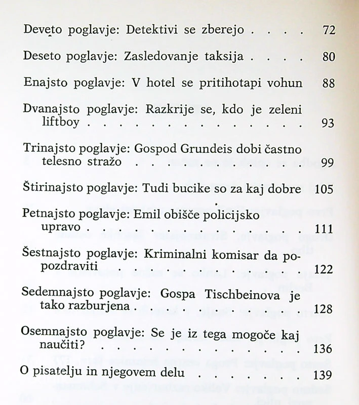 EMIL IN DETEKTIVI, Erich Kästner