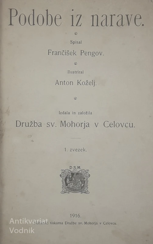 PODOBE IZ NARAVE, Franc Pengov