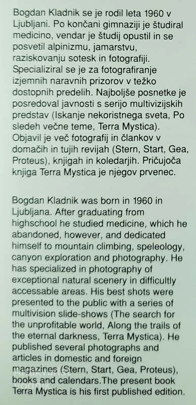 TERRA MYSTICA, Bogdan Kladnik