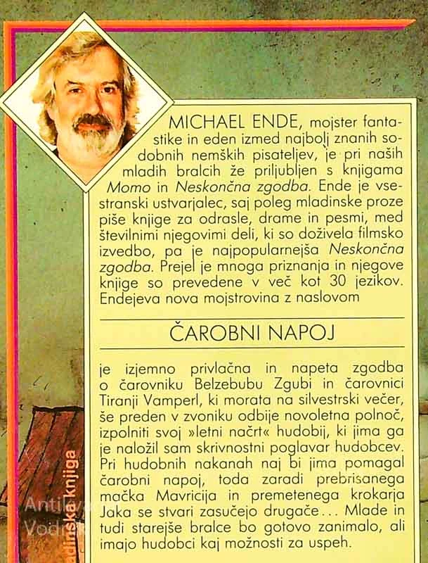 ČAROBNI NAPOJ ALI SATANARHEOLAŽGENIALKOPEKLENSKI PUNČ ŽELJA, Michael Ende