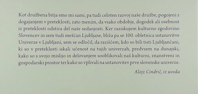 LJUBLJANSKI IZOBRAŽENCI SKOZI ČAS, Alojz Cindrič