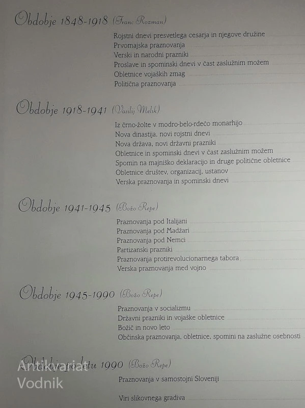 ZASTAVE VIHRAJO; SPOMINSKI DNEVI IN PRAZNOVANJA NA SLOVENSKEM OD SREDINE 19. STOLETJA DO DANES, Franc Rozman
