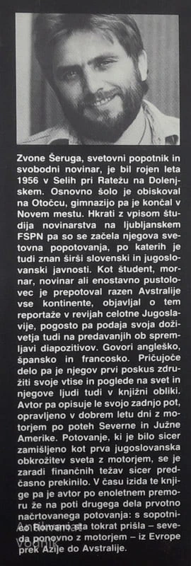 POTOVANJE K LJUDEM, Zvone Šeruga