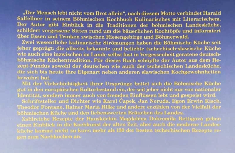 MEIN BOHMISCHES KOCHBUCH, Harald Salffellner