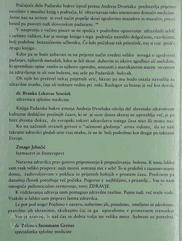 Andrej Dvoršak PADARSKE BUKVE
