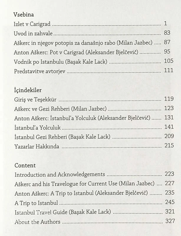 AŠKERC’ IN ISTANBUL’U, Milan Jazbec