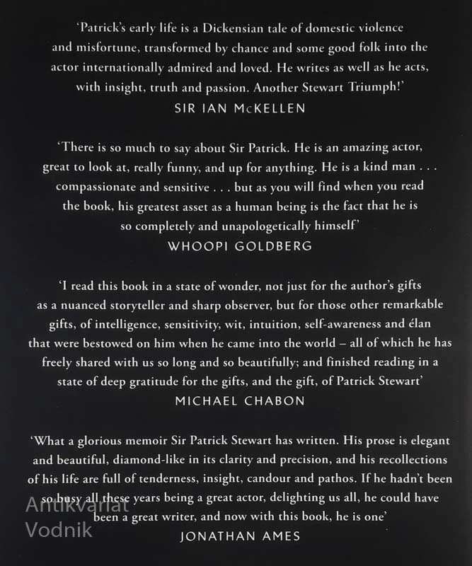 MAKING IT SO; A MEMOIR, Patrick Stewart