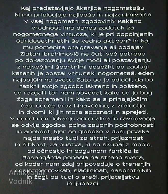 ADRENALIN; MOJE ZAMOLČANE ZGODBE, Zalatan Ibrahimović