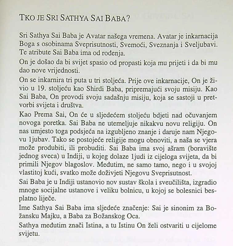 SAI BABA GOVORI ZAPADU, Stephan v. Stepski-Doliwa
