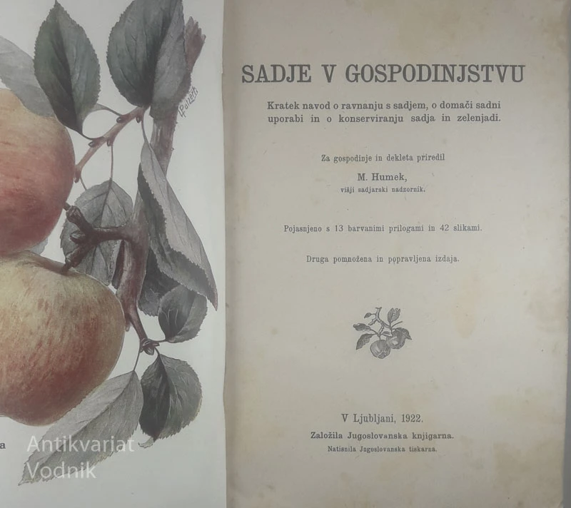 SADJE V GOSPODINJSTVU, M. Humek