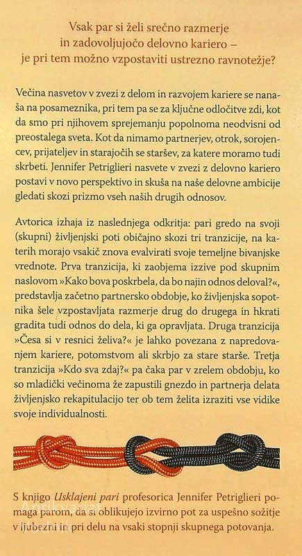 USKLAJENI PARI, Jennifer Petriglieri