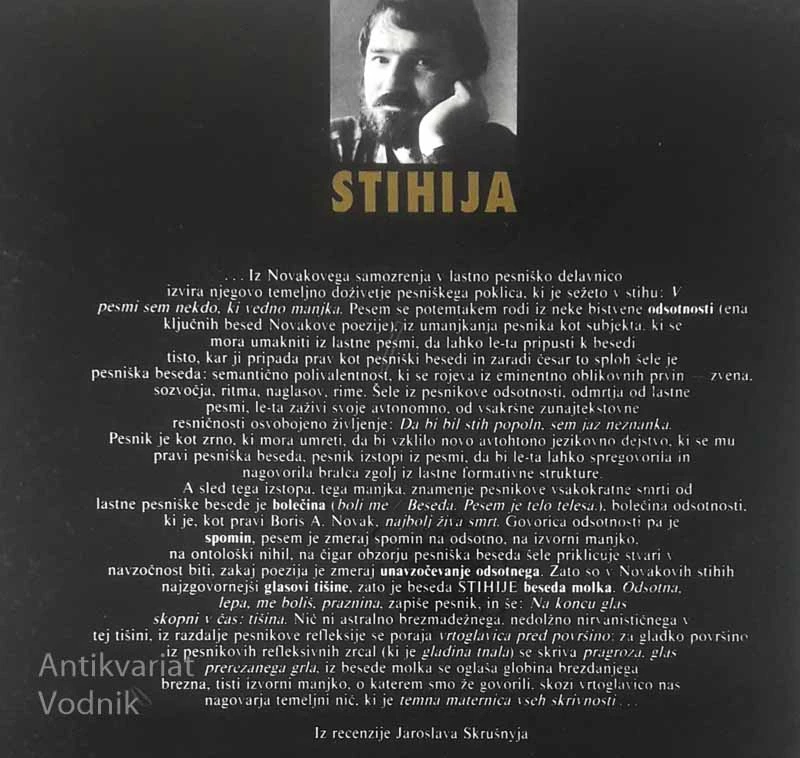 STIHIJA, Boris A. Novak