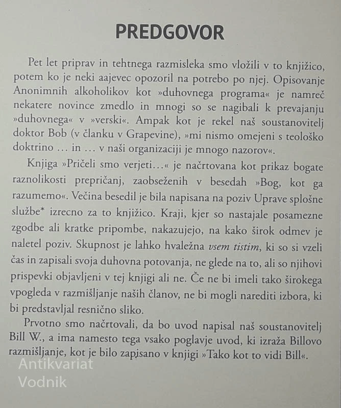 PRIČELI SMO VERJETI, več avtorjev