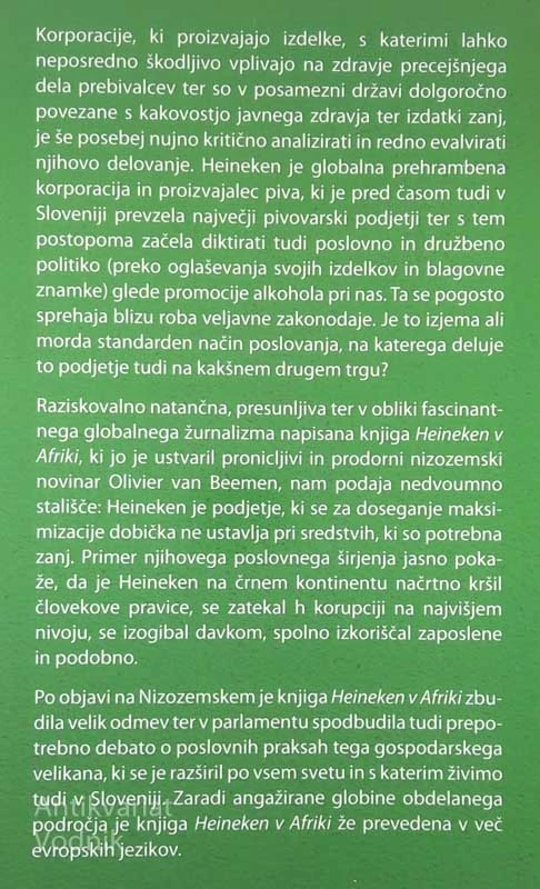 HEINIKEN V AFRIKI, Oliver van Beemen