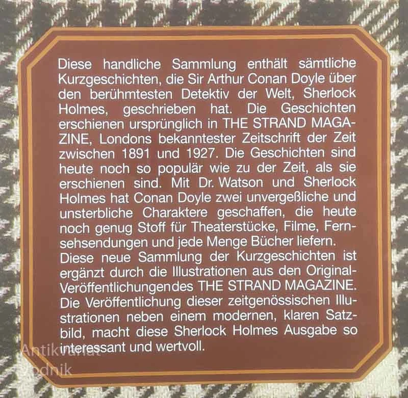 SHERLOCK HOLMES, Sir Arthur Conan Doyle