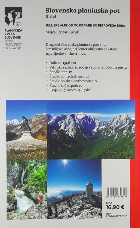 SLOVENSKA PLANINSKA POT, I., II. in III. del
