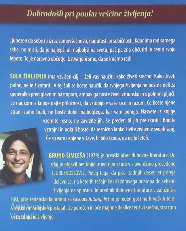 ŠOLA ŽIVLJENJA, Bruno Šimleša