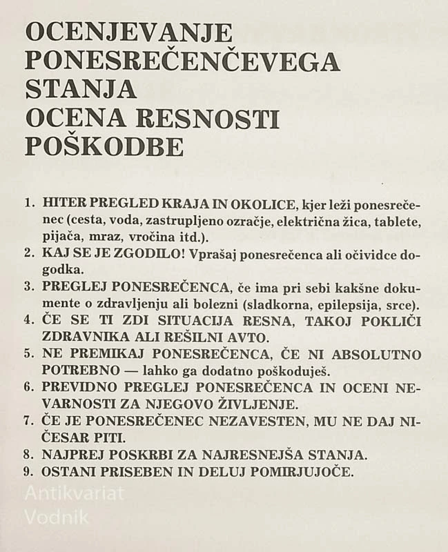 PRVA POMOČ, Srečko Herman