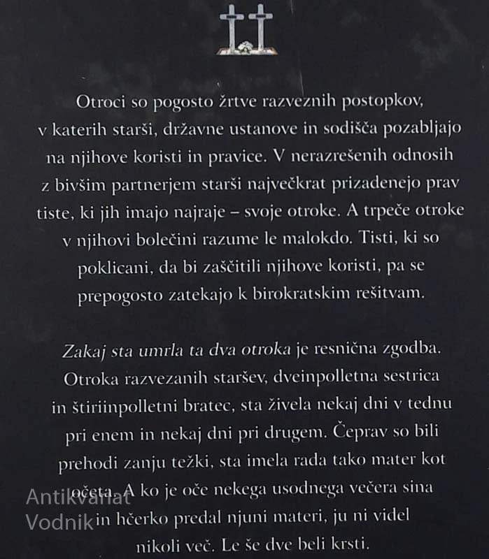 ZAKAJ STA UMRLA TA DVA OTROKA, Damijana Žišt