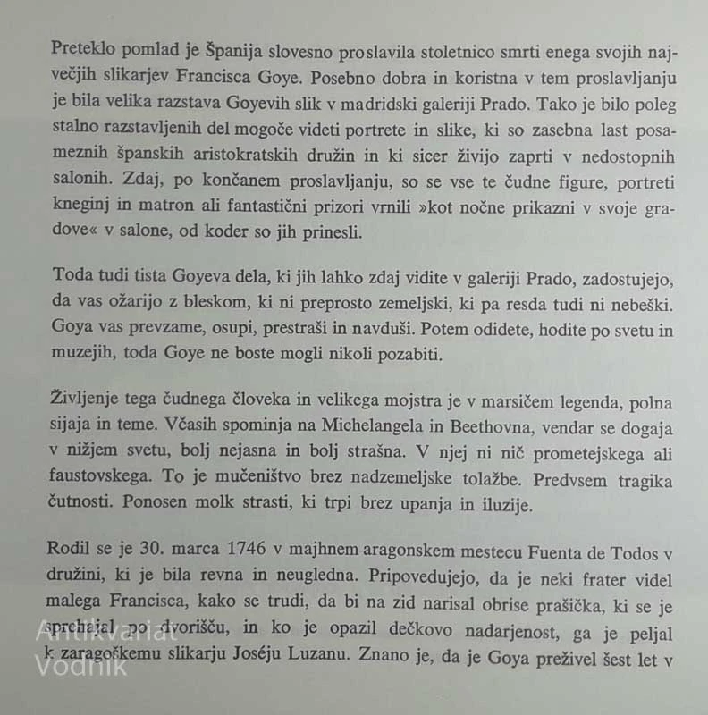 IVO ANDRIĆ GOYA, več avtorjev