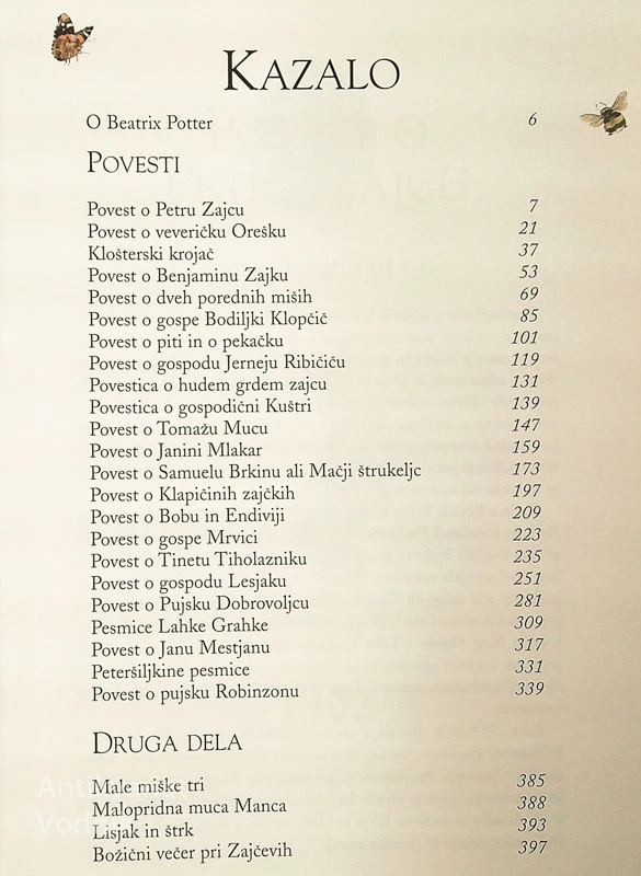 ZBRANE POVESTI, Beatrix Potter