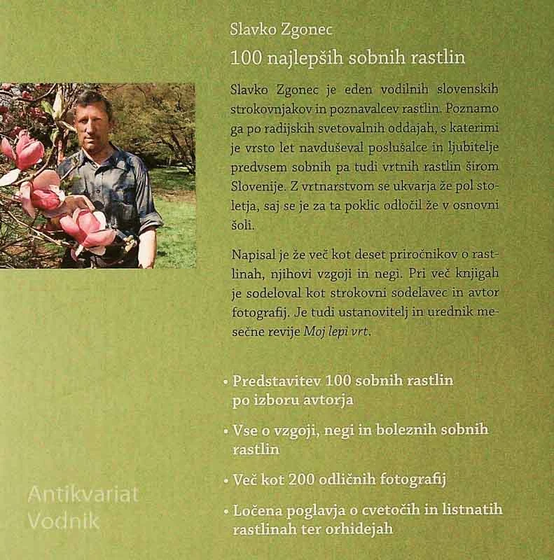 100 NAJLEPŠIH SOBNIH RASTLIN, Slavko Zgonec