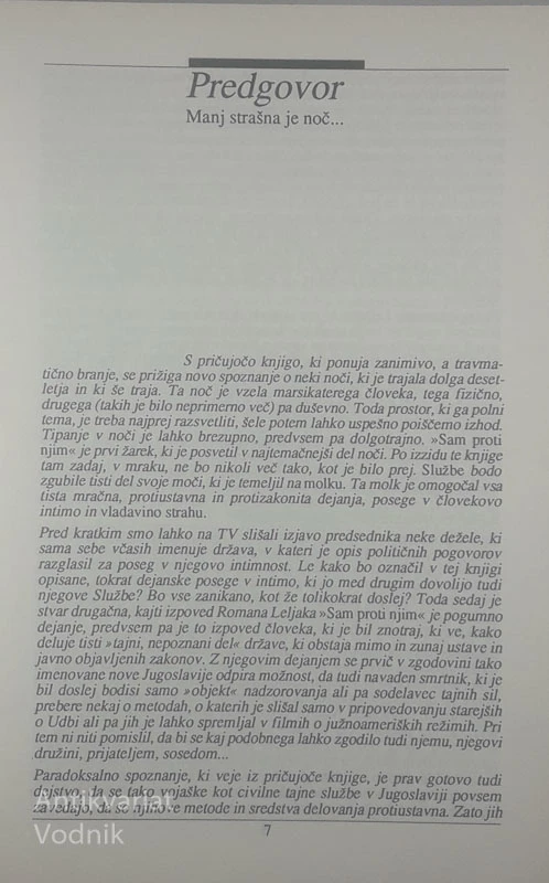 SAM PROTI NJIM, Roman Leljak