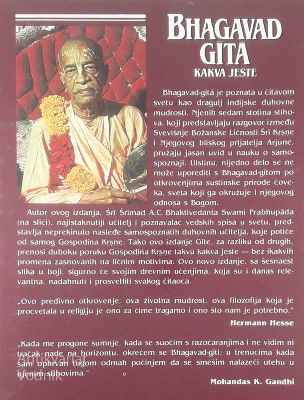 BHAGVADAD-GITA; KAKVA JESTE