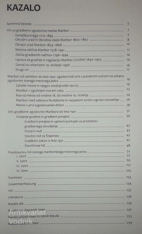 MARIBOR; MESTO, HIŠE, LJUDJE, več avtorjev