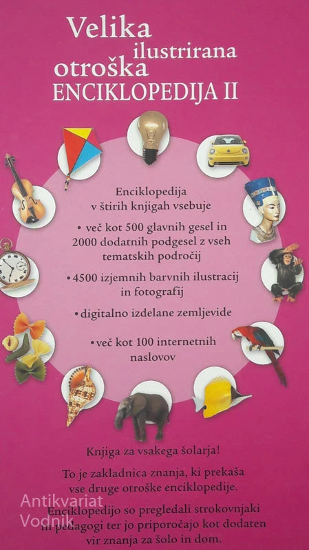 VELIKA ILUSTRIRANA OTROŠKA ENCIKOPEDIJA, 4 deli