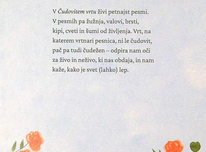 ČUDOVITI VRT, Andreja Borin (ilustrirala Marta Bartolj)